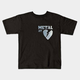 Heavy Metal At Heart Kids T-Shirt